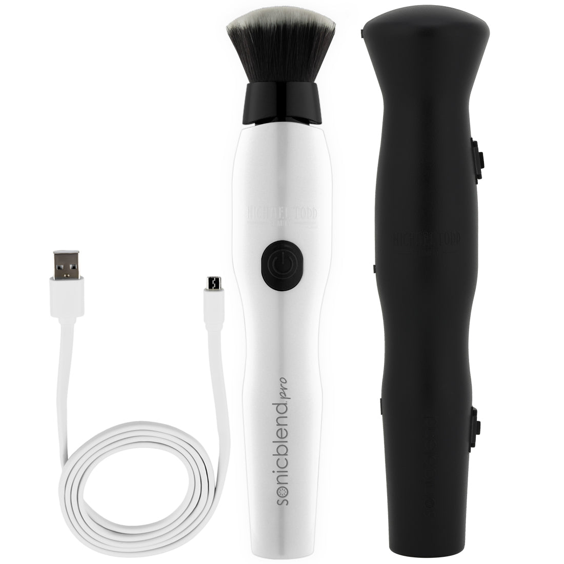 White Sonicblend Pro Sonic Makeup Application Brush