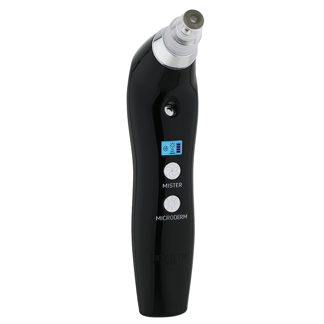 Black Metallic Sonic Refresher At Home Microdermabrasion System