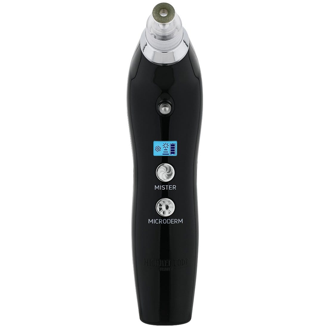 Black Metallic Sonic Refresher At Home Microdermabrasion System